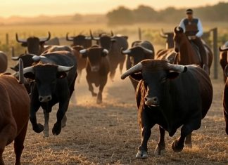 El marqués viudo de Salas y su ganaderia brava