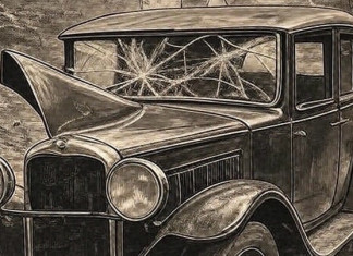 El primer accidente de automóvil de Pinto