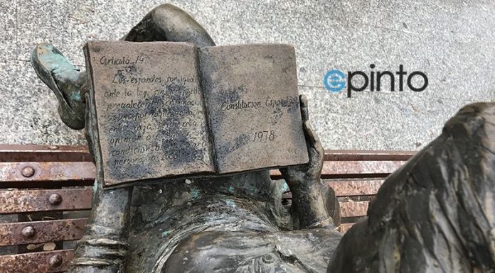 El homenaje de Pinto a la Constitución española