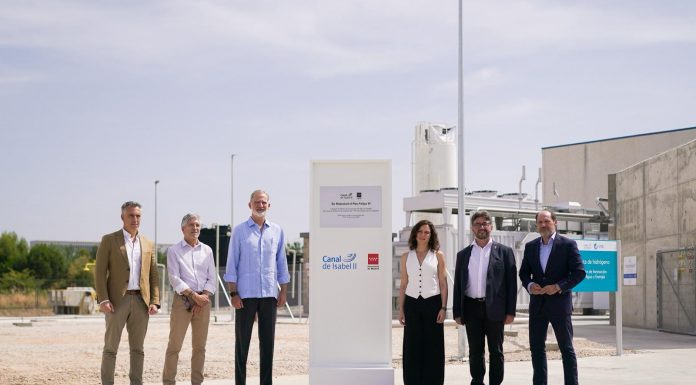 El Rey Felipe VI inaugura el Centro de Innovación de Agua y Energía en Pinto