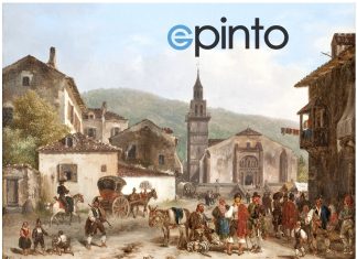 PINTO HACE 200 AÑOS: La vista de Giuseppe Canella que descubrí en una galería de París